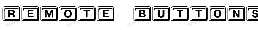 REMOTE BUTTONS OVERV字体转换